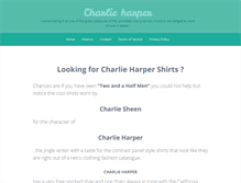 Tablet Screenshot of charlie-harper.com